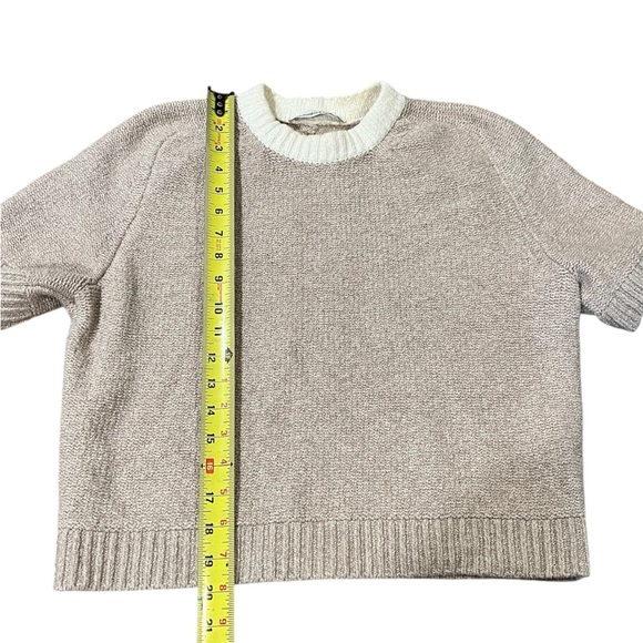 Abercrombie & Fitch Cream and Tan Knit Sweater - Picture 3 of 5